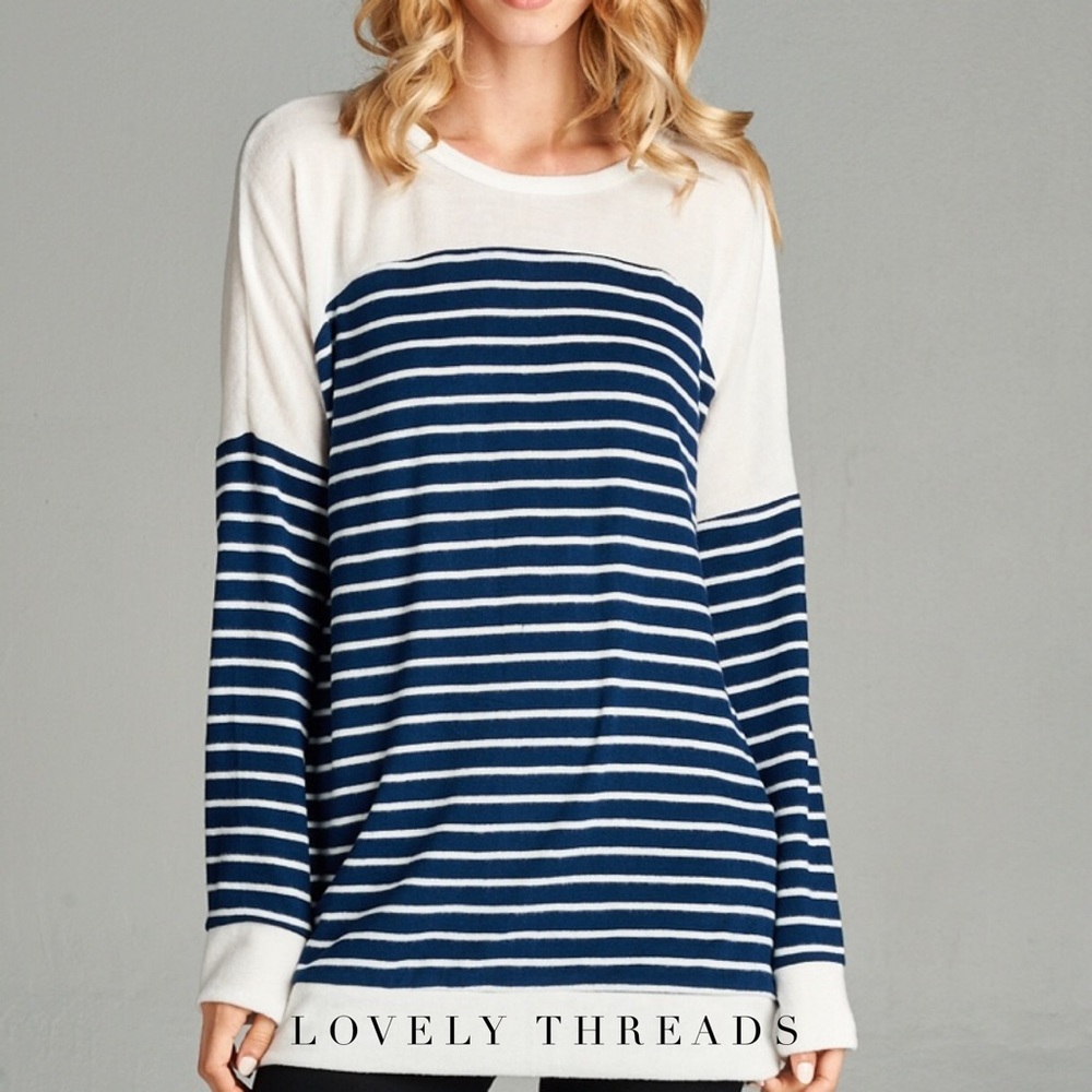 White & Navy
